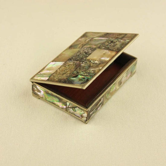 Vintage Abalone Jewellery Box