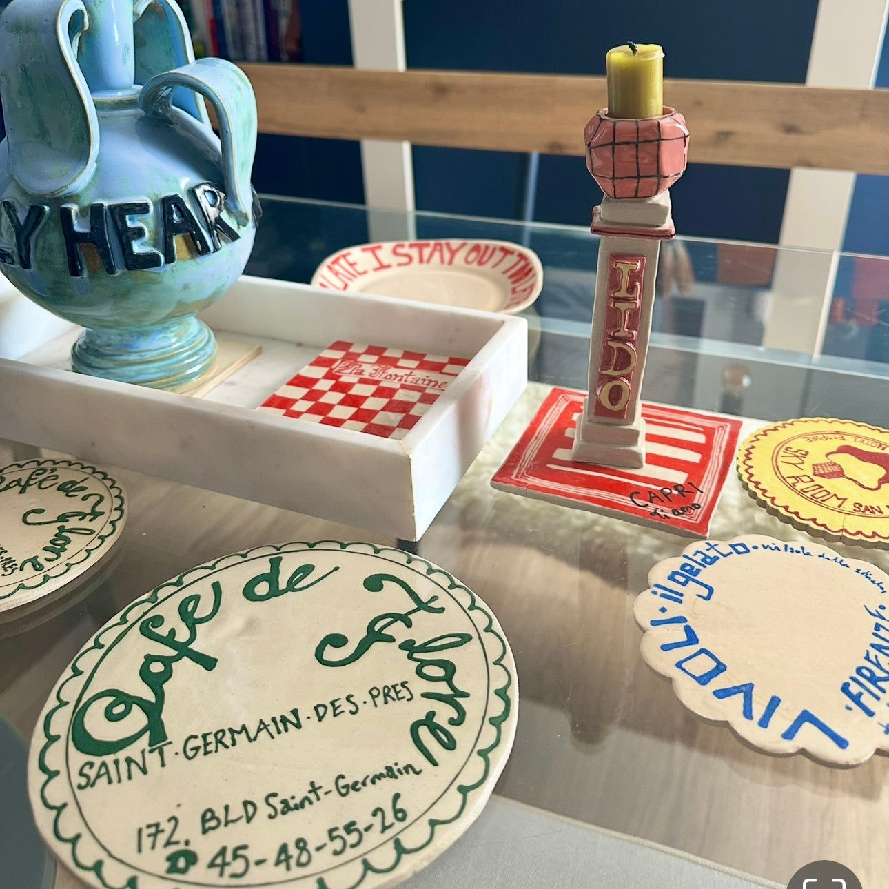 Giant Cafe De Flore Coaster