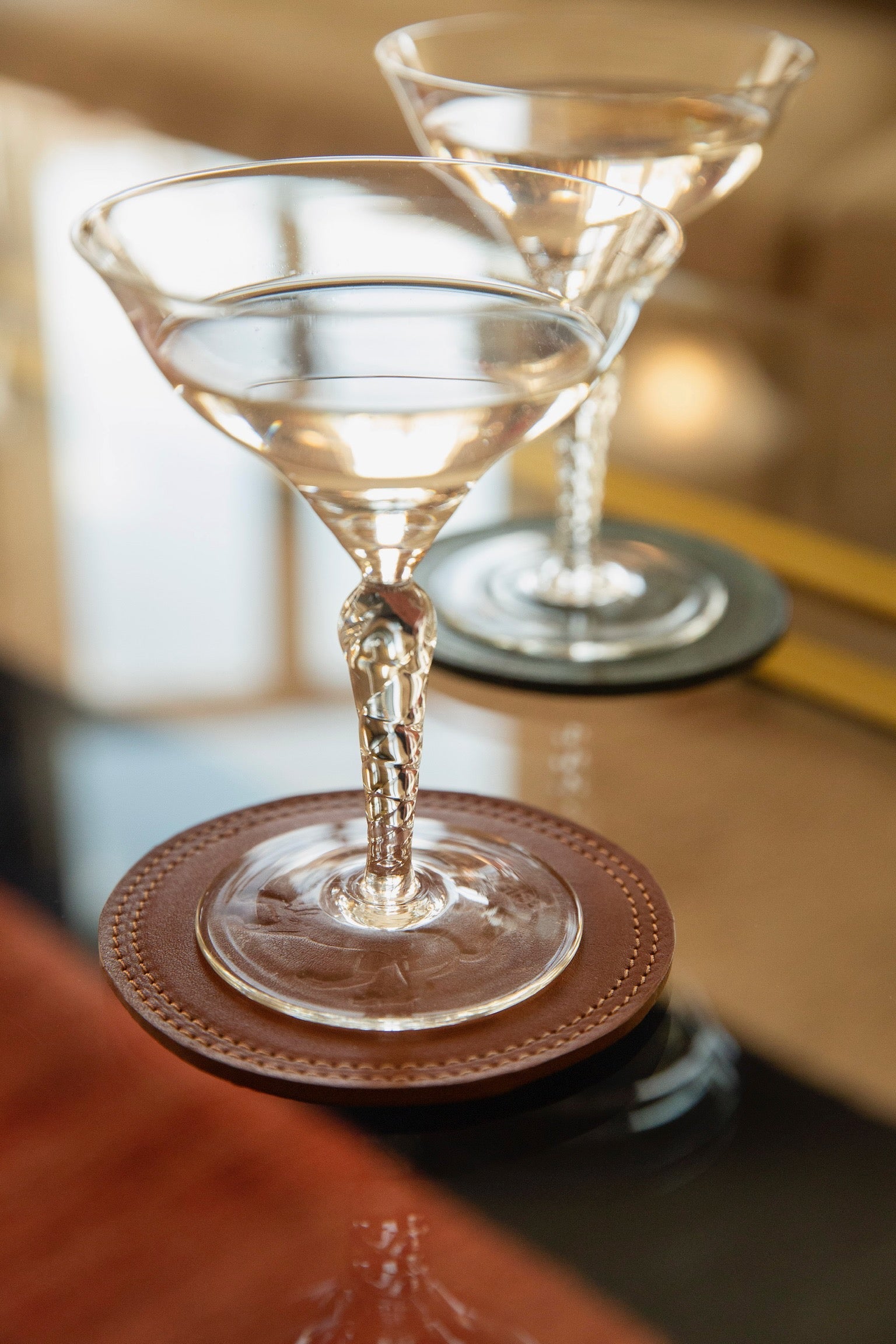 Anthologist Coasters (Set of 4), Brown