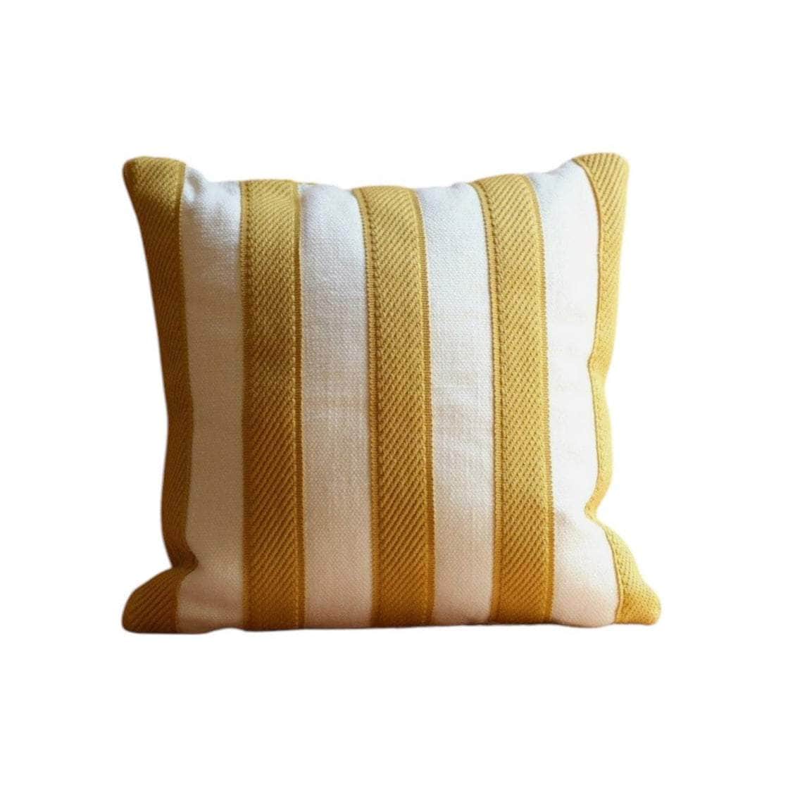 Striped Mustard Pillow