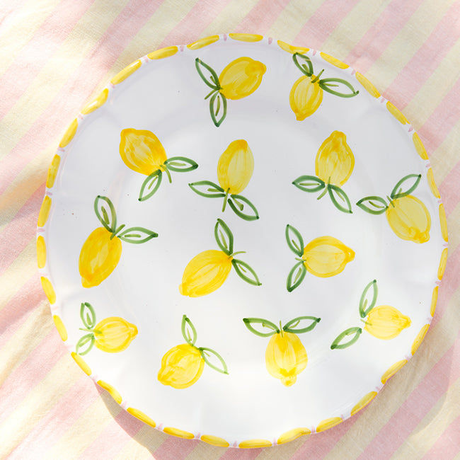 25 cm Lemons Plate – POPOLO x BONTON