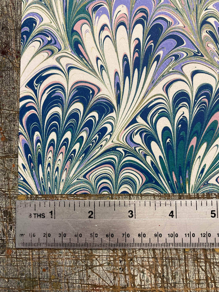 Marbled Wallpaper - 'Serpentine'  Col: Spring - Non-Woven