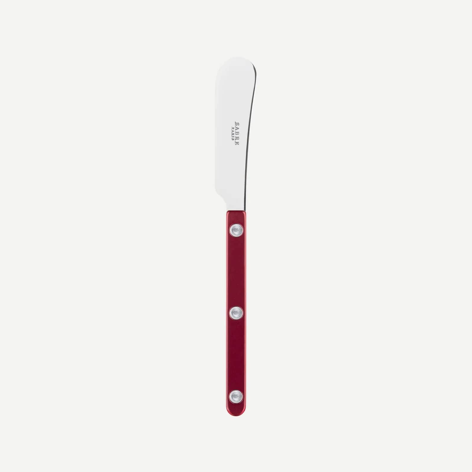 Bistrot Pearly Butter Knife, Red