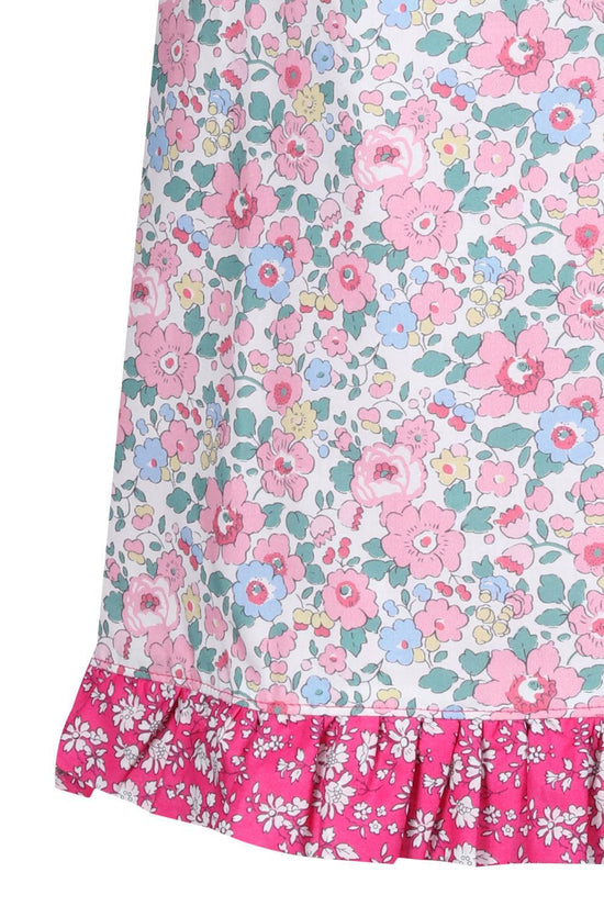 Reversible Ruffle Apron BETSY CANDY FLOSS & CAPEL FUCHSIA