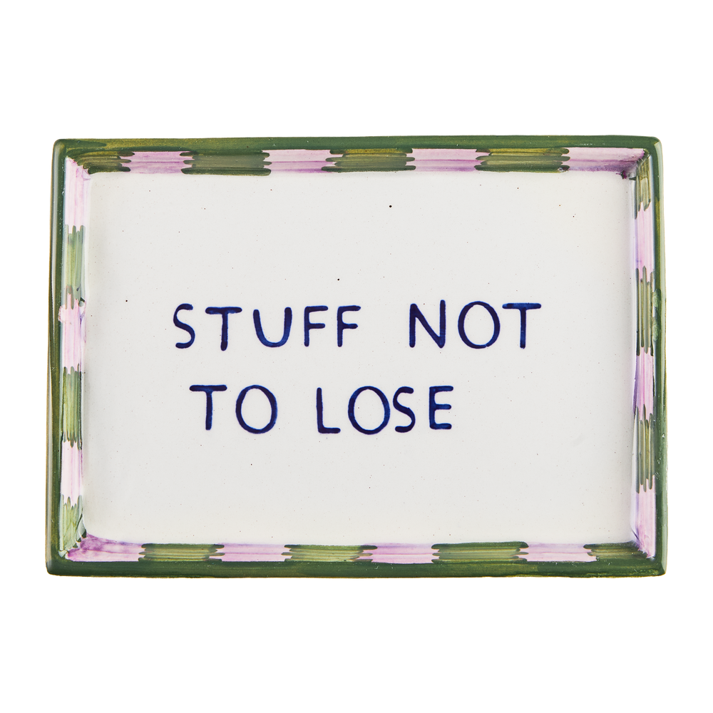 Stuff Not To Lose Trinket Tray