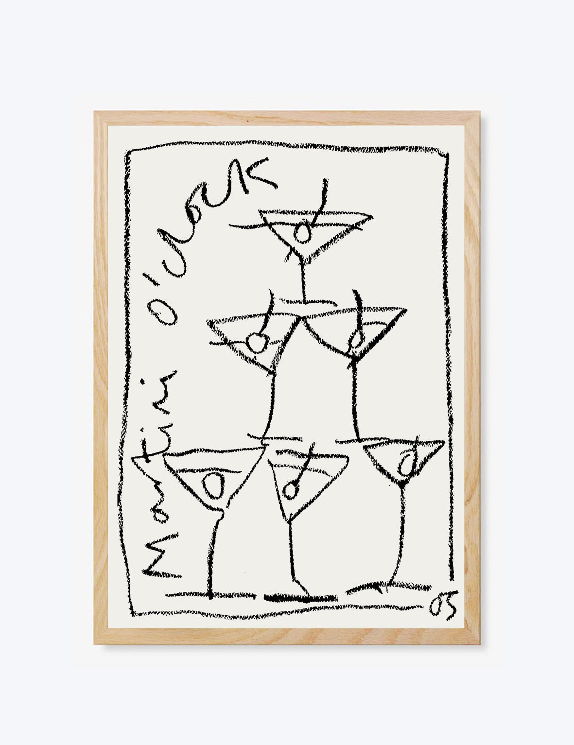 Martini Tower Print