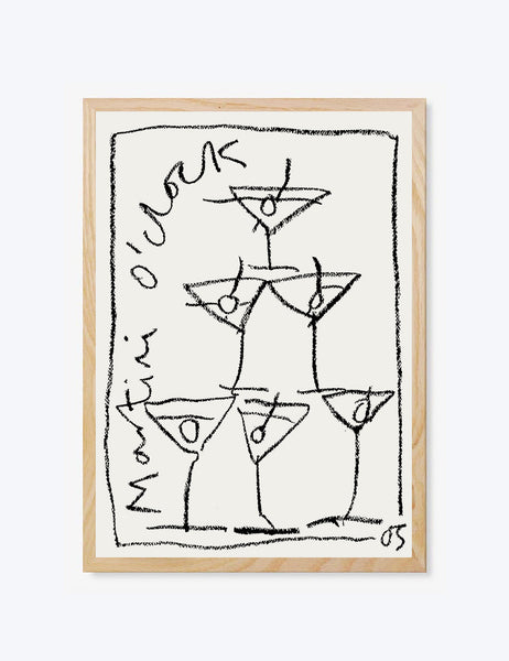 Martini Tower Print