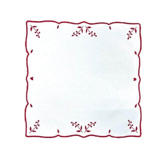 Red Square Placemats x 4