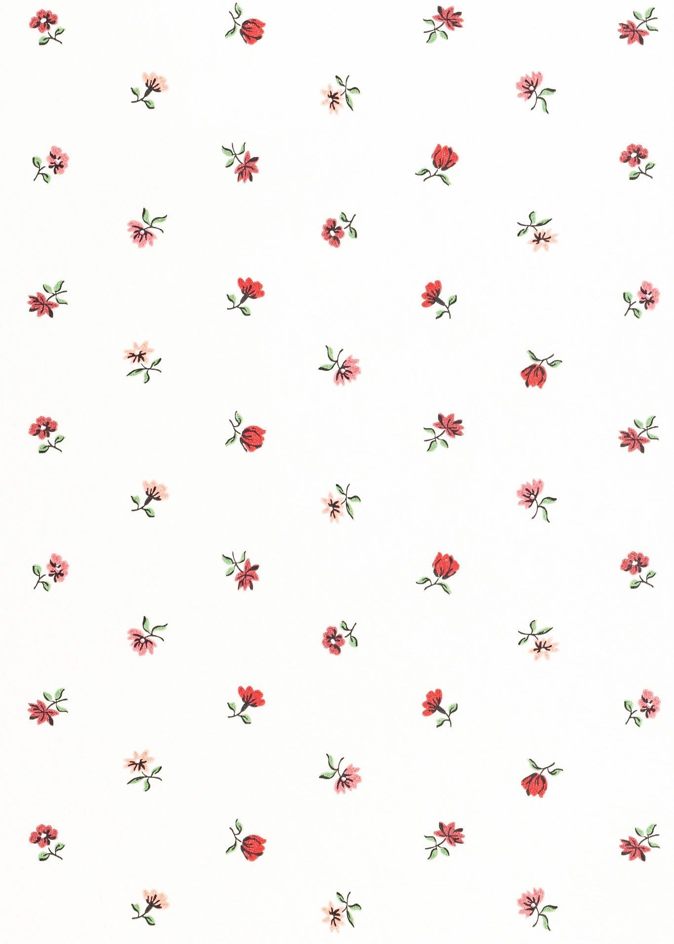Petites Fleurs Pendant Lampshade - Berry