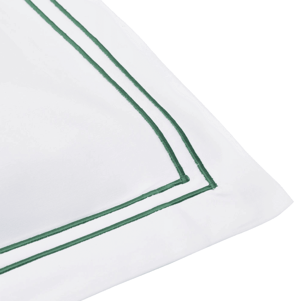 The Cairo Collection Bedding Set | Green Stripe