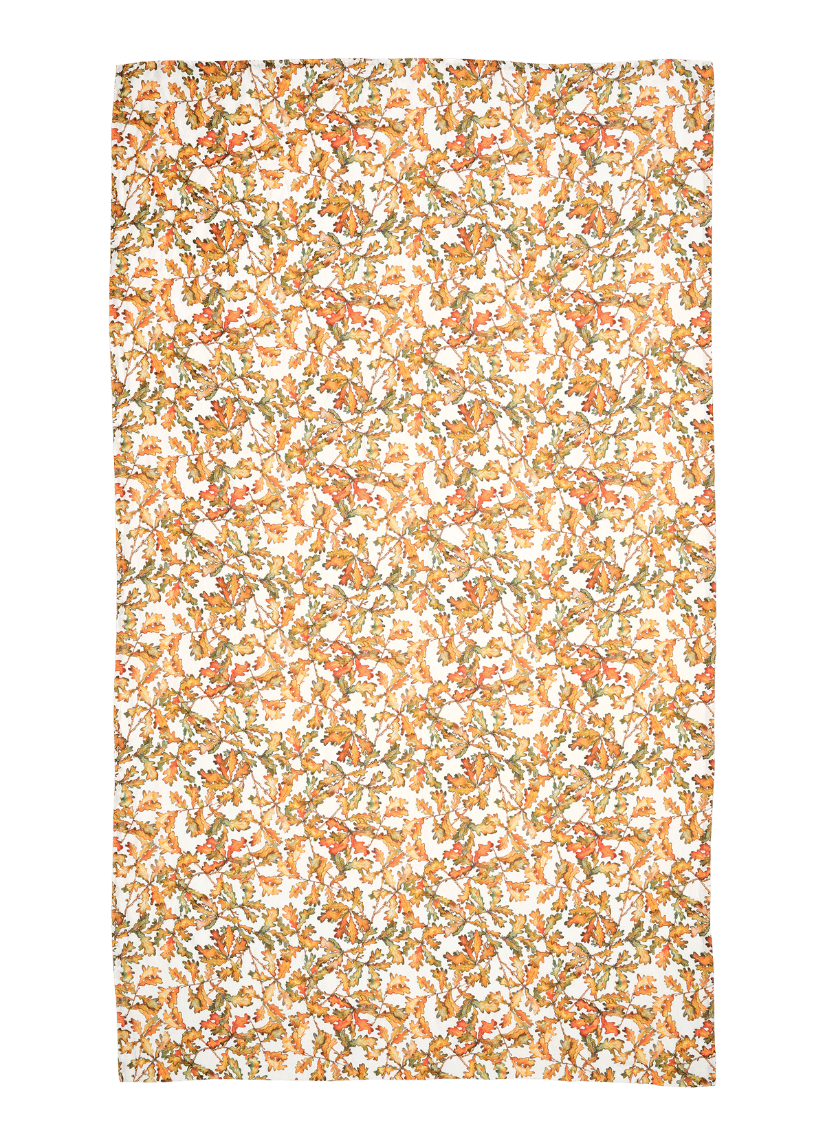Autumn Leaves Oak Linen Table Cloth