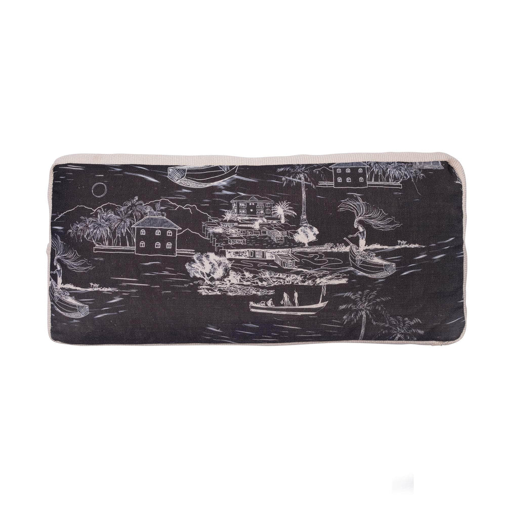 Banana Island Atlantic Grey Kpokpo Cushion