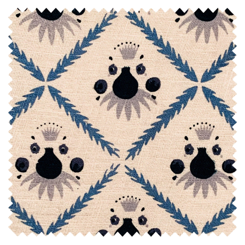 Pome Linen, Oxford Blue, Metre