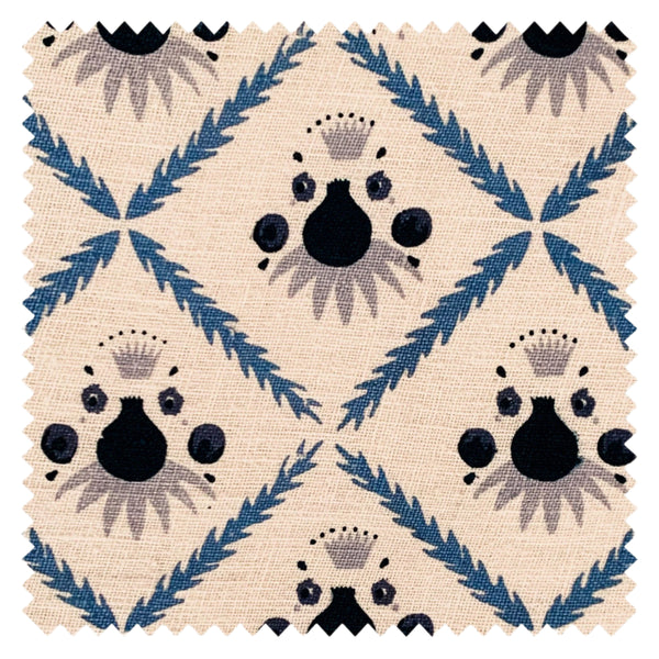 Pome Linen, Oxford Blue, Metre