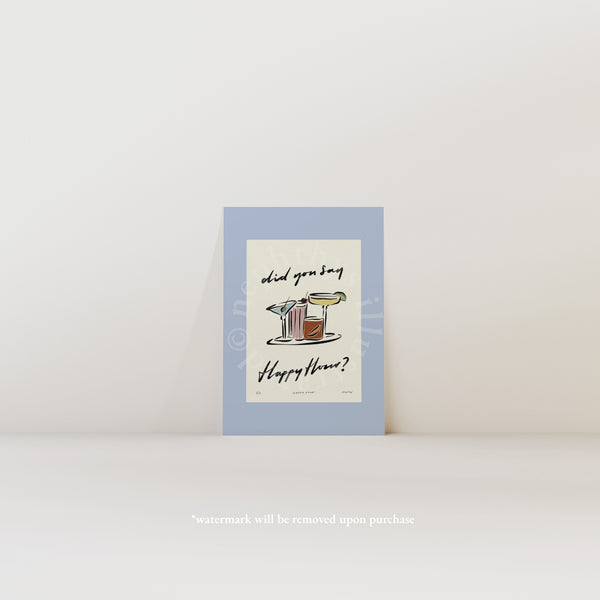Happy Hour Print