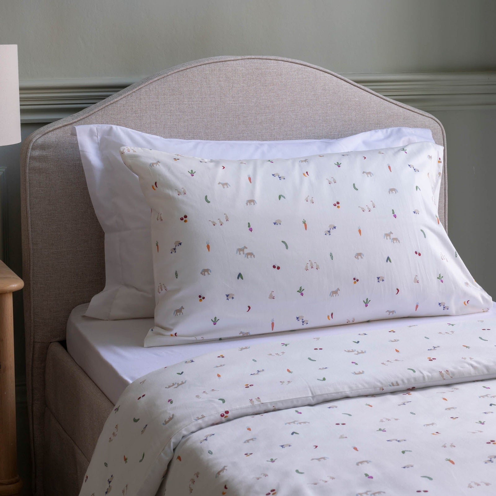 Organic Cotton Single Bedding Set  - Little Farm-