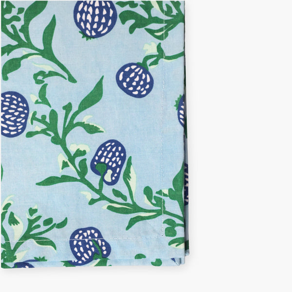 Rasa - Pure Cotton Table Napkin Set of 2 - Pastel Blue