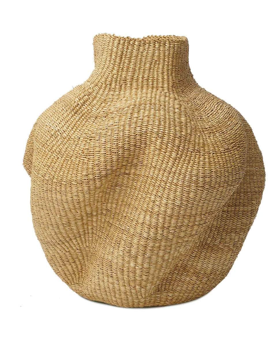 JENA: Natural Wavy Dancing Pot Basket