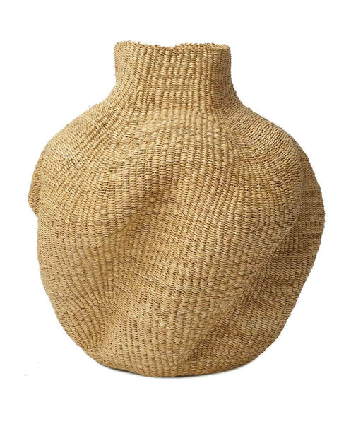 JENA: Natural Wavy Dancing Pot Basket