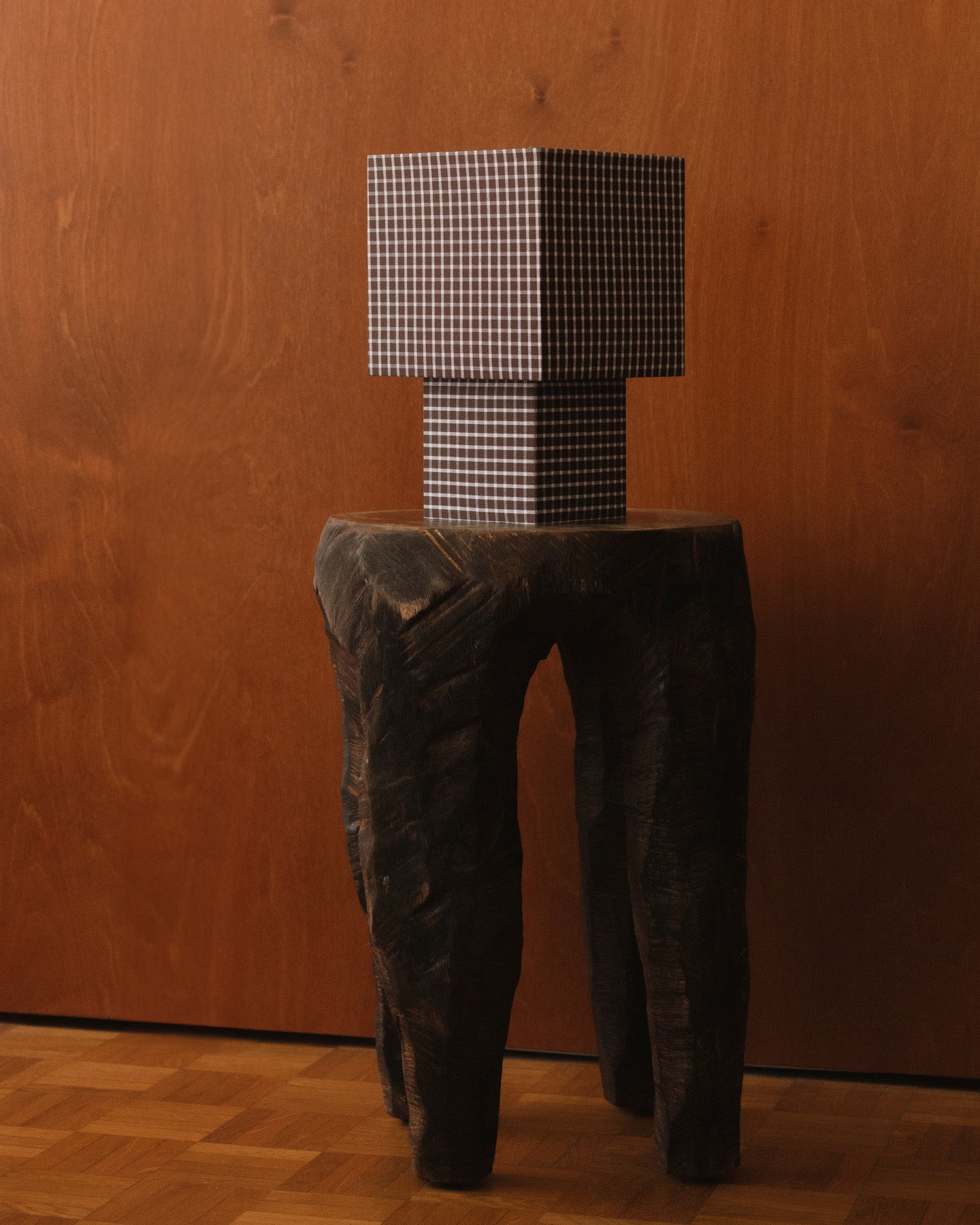 La Petite Boîte - Cody Brown Tartan Table Lamp