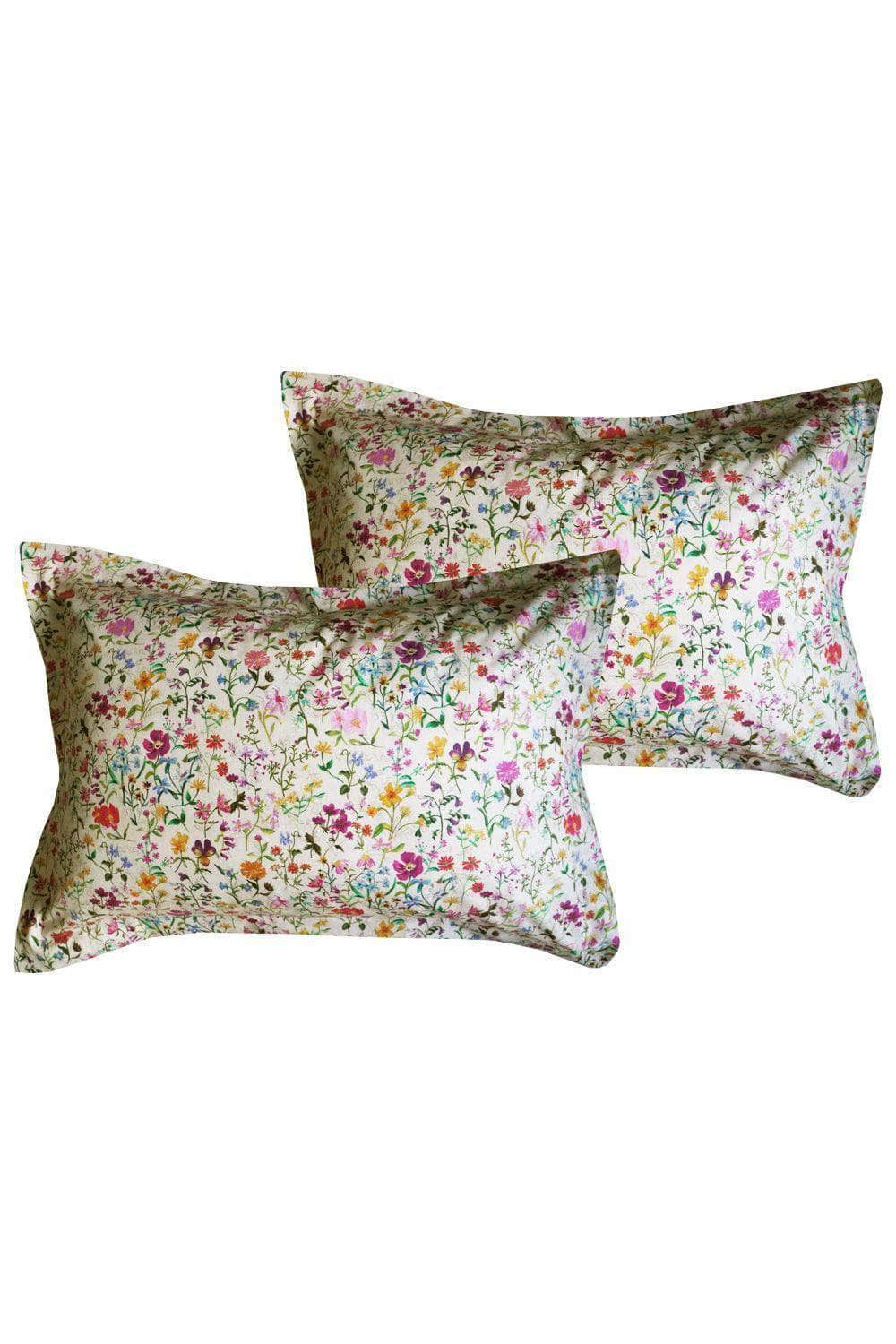Oxford Pillowcase Made With Liberty Fabric Linen Garden