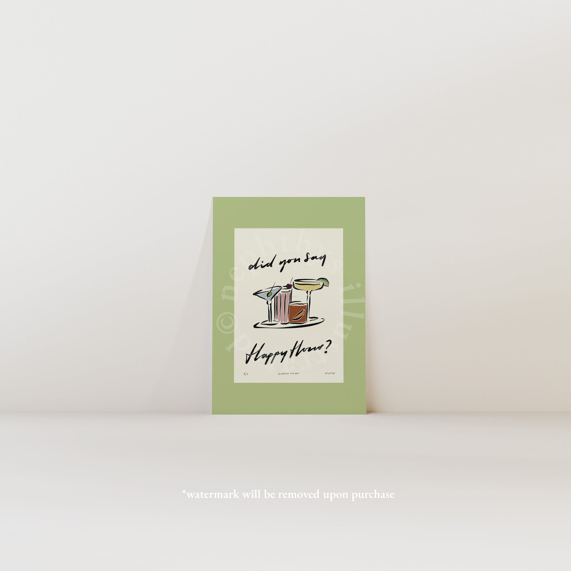Happy Hour Print