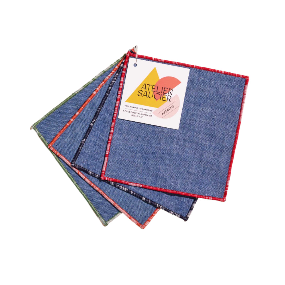 Beach Ball Cocktail Napkins | Set of 4