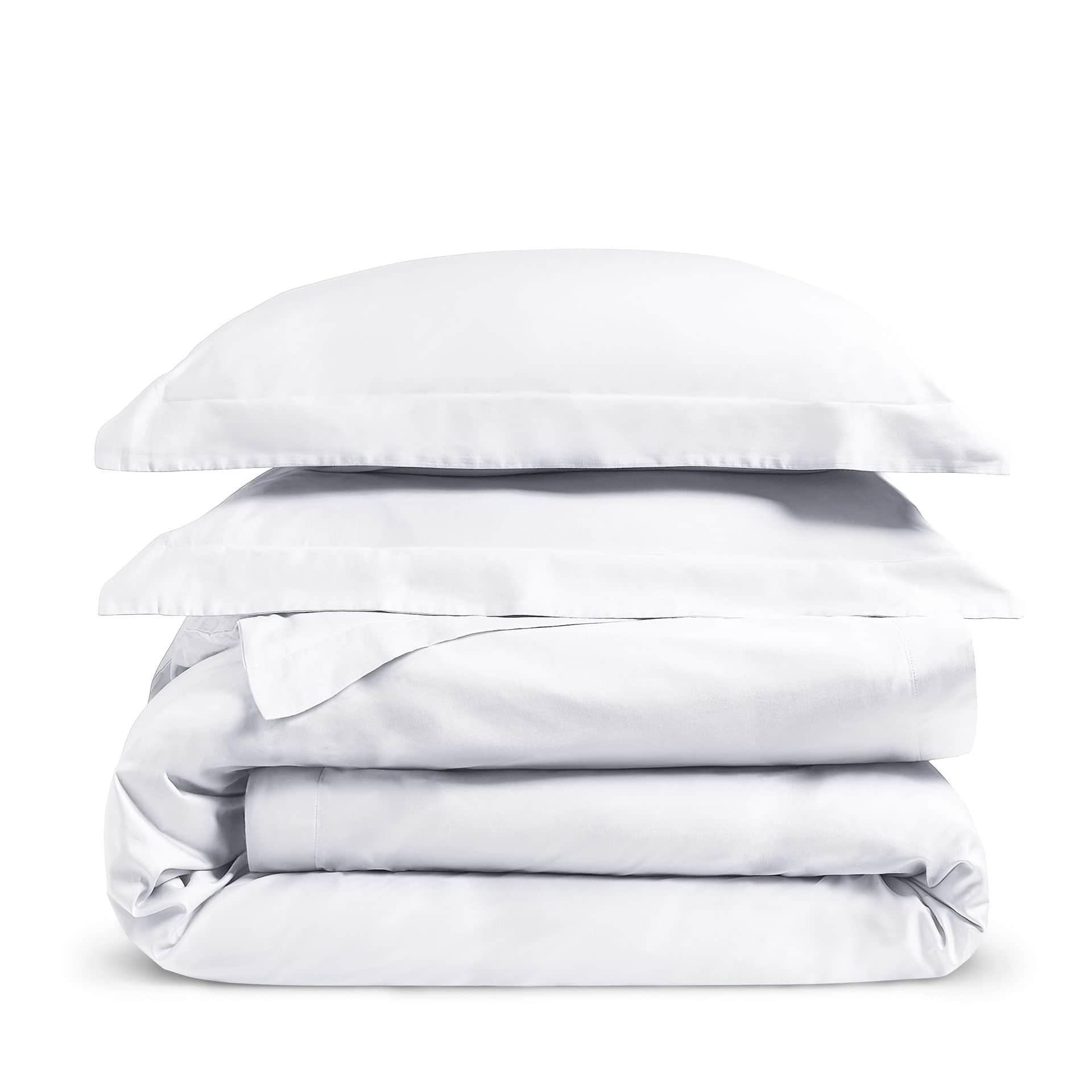 Luxury Organic Cotton White Edged Bedding Set