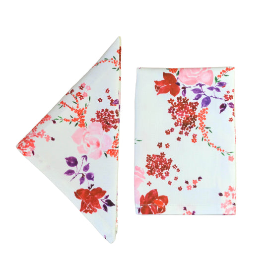 Roseraie et Baies Napkins Set of 4