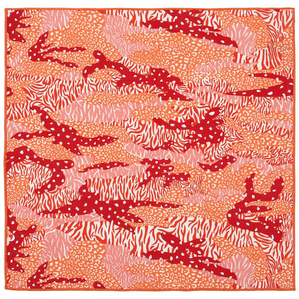 Orange Big Cat Camo Napkins - Set of 2