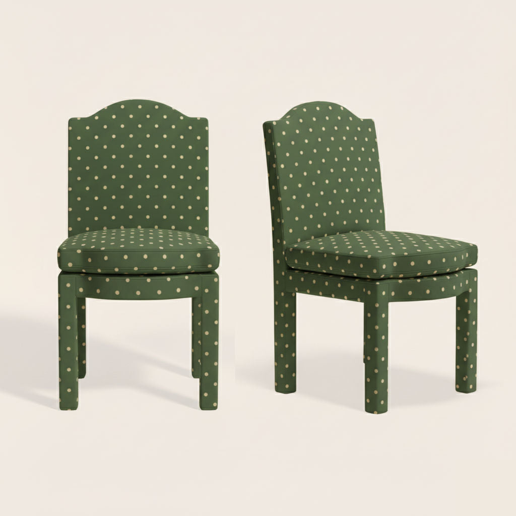 Pair of Leo Dining Chairs, Pistachio
