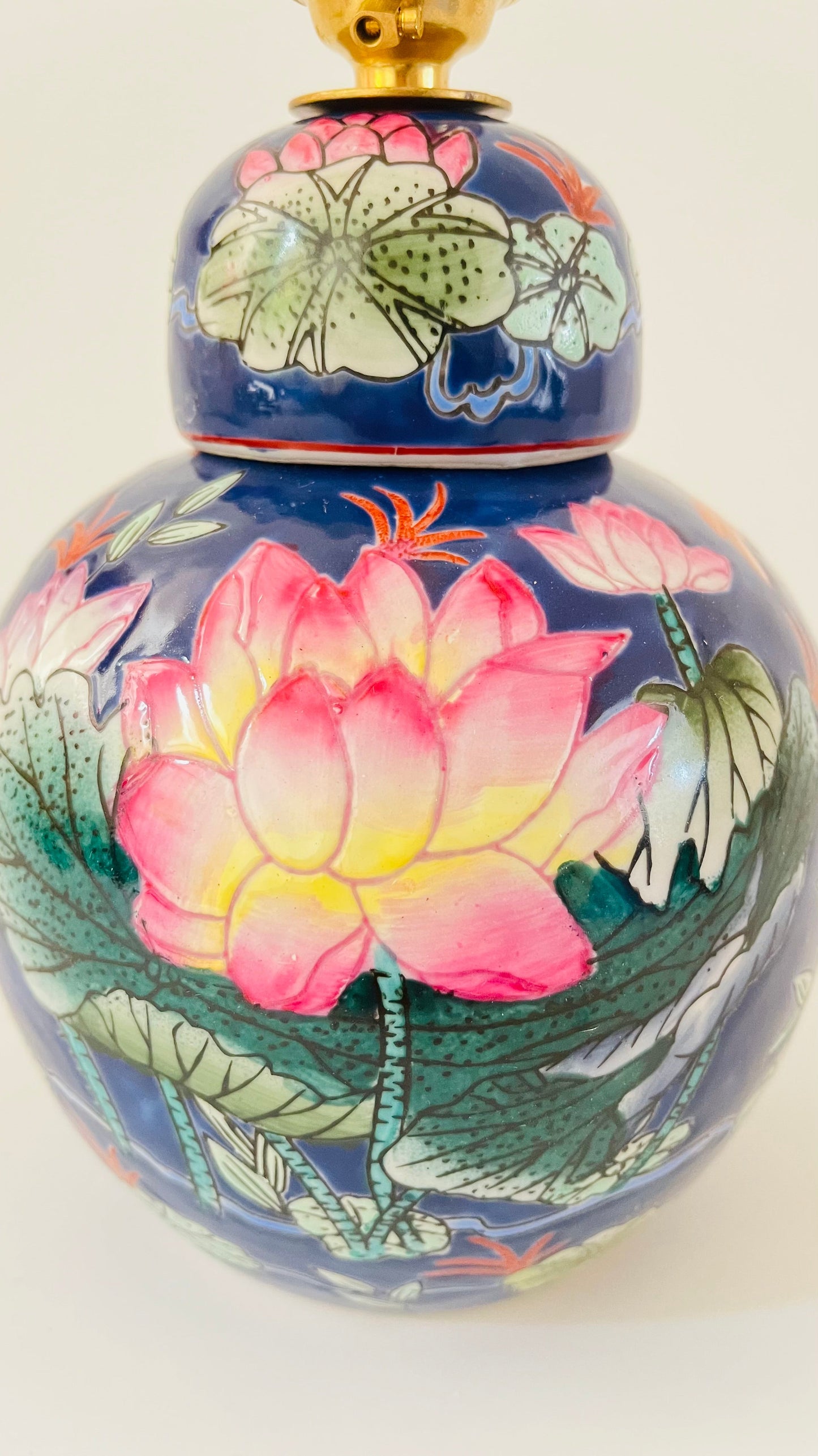 Antique Mini Water Lily Lamp