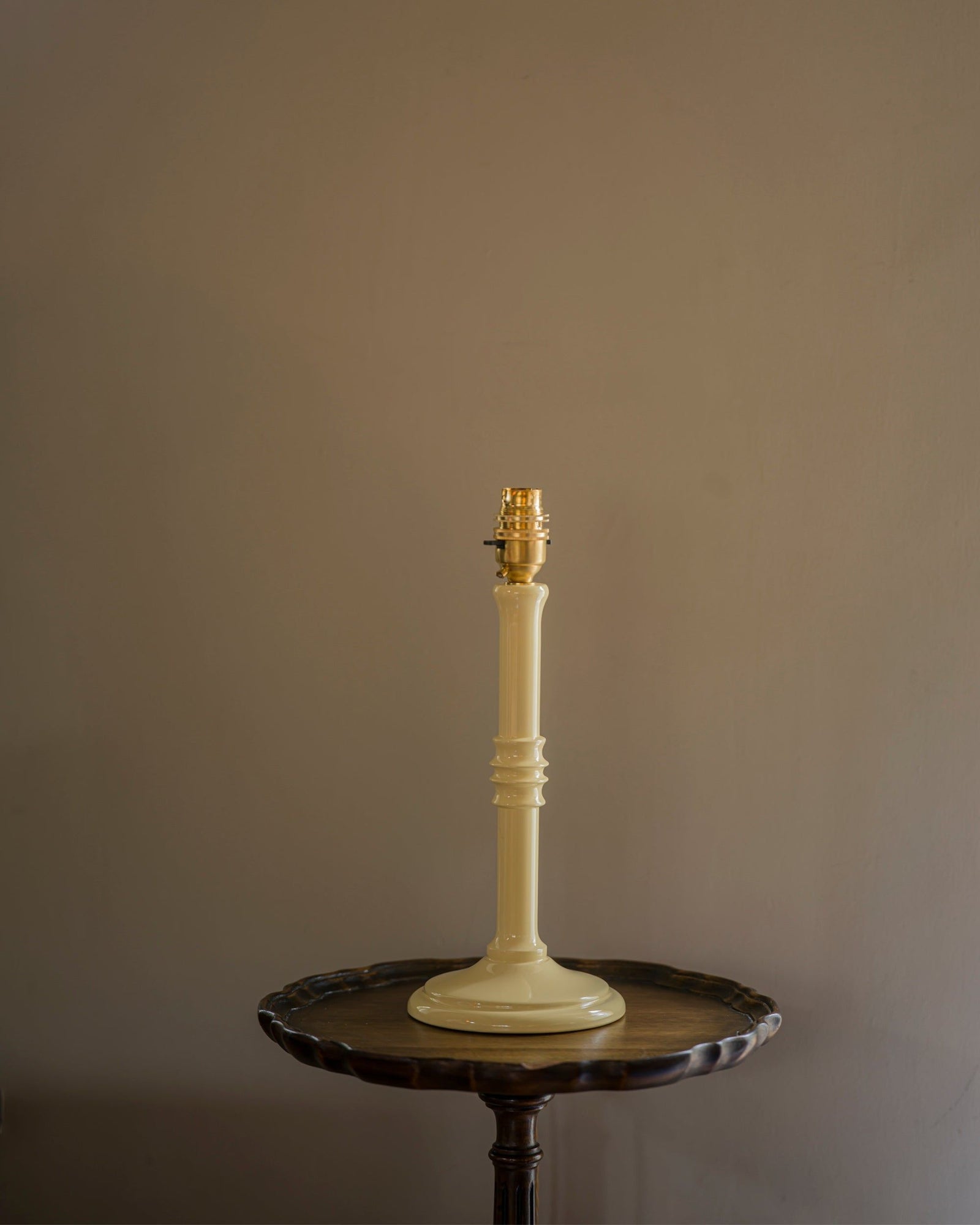 The Small Lacquered Lampstand in Buttercup