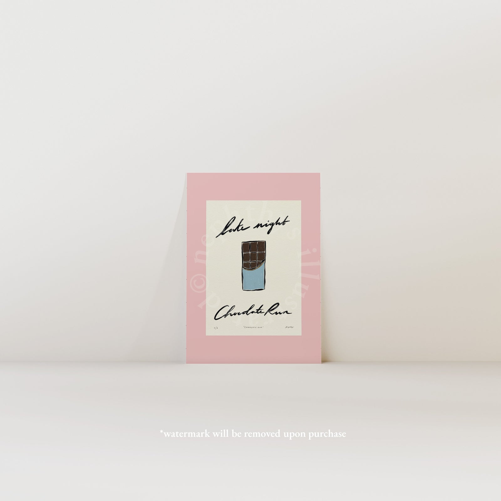 Late Night Chocolate Run Print