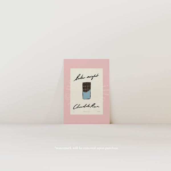 Late Night Chocolate Run Print