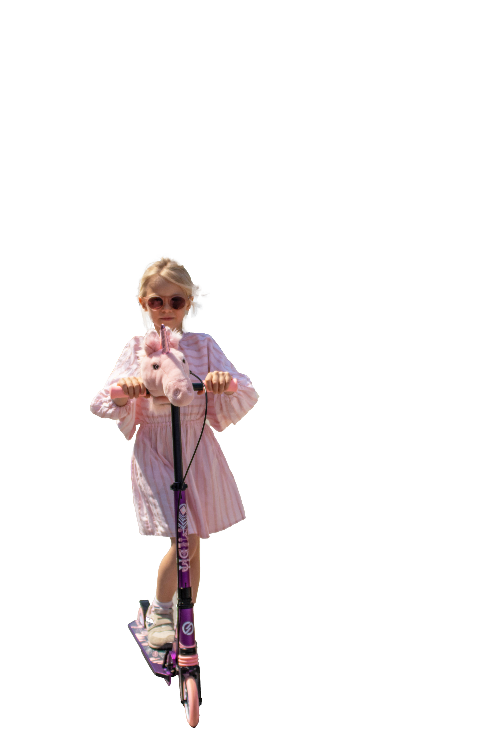 Pink Unicorn Scooter Head