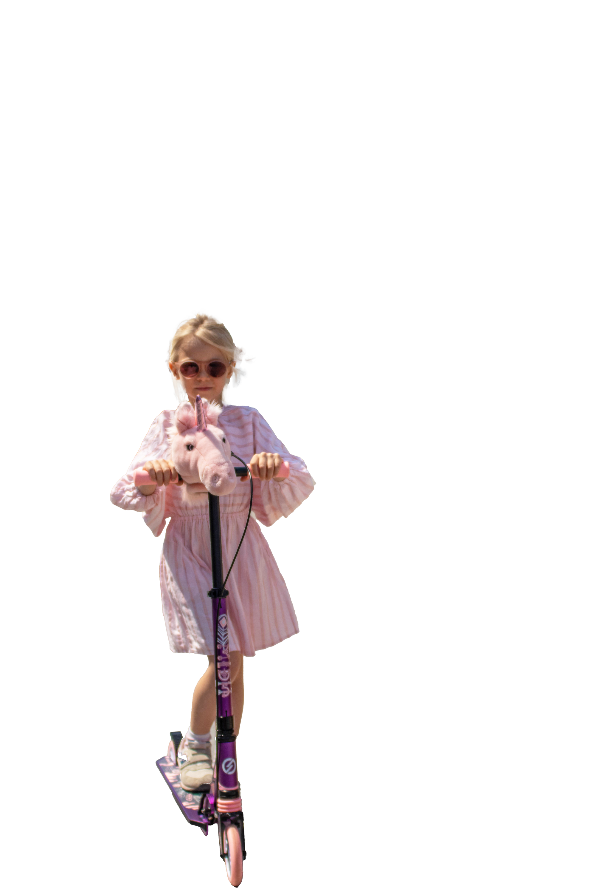 Pink Unicorn Scooter Head