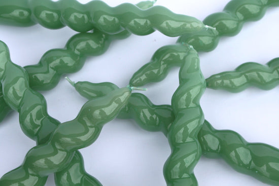 Spiral Taper Candle | Sage