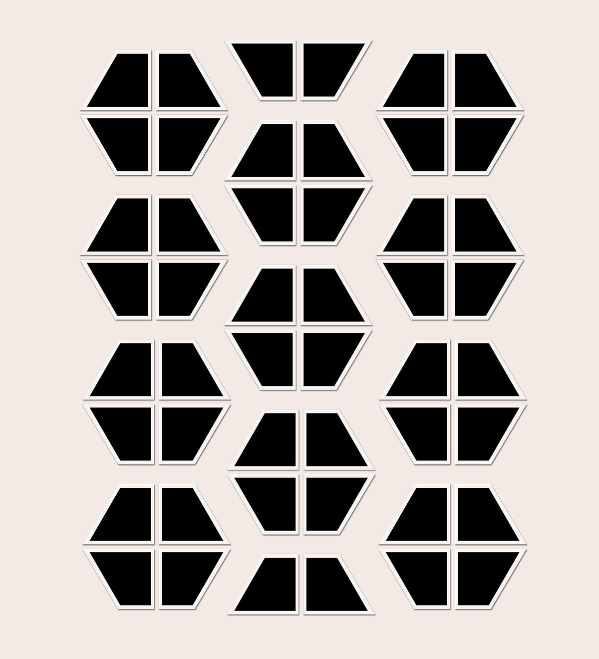 Nordic Tiles DIY Plate Sticker Decoration