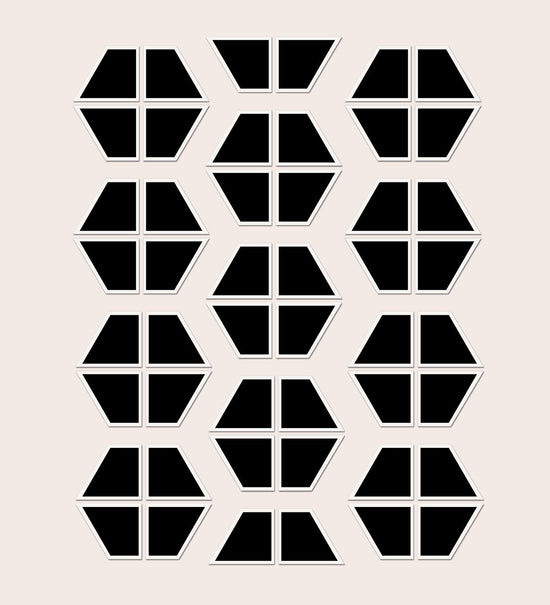 Nordic Tiles DIY Plate Sticker Decoration