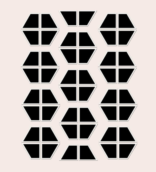 Nordic Tiles DIY Plate Sticker Decoration
