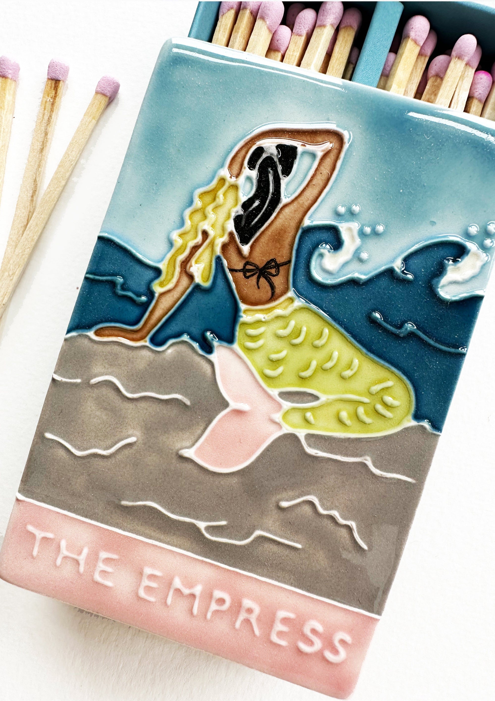The Empress Ceramic Matchbox