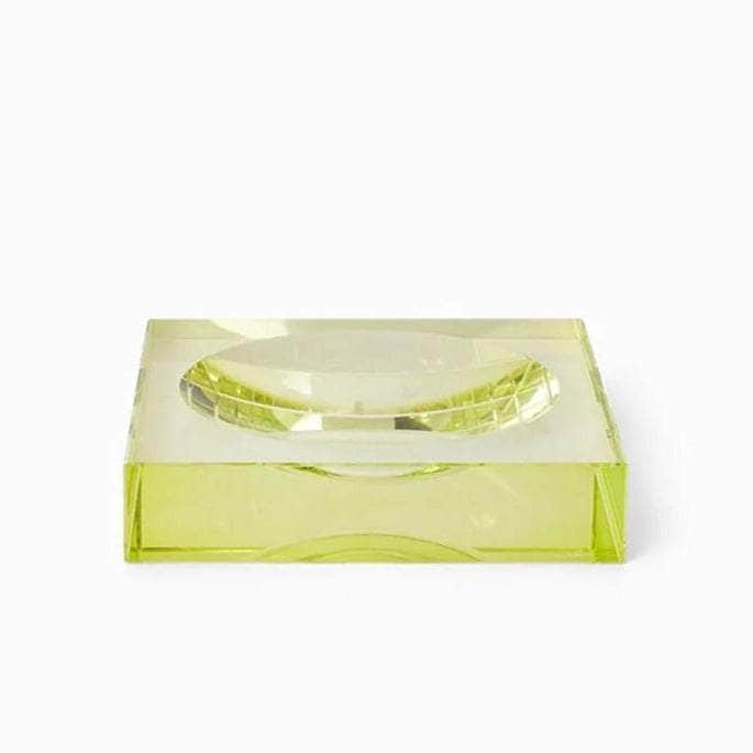 Italians Do It better Glass Tray - Yellow/Green