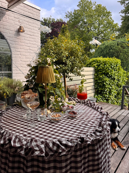 High Party Tablecloth Gingham