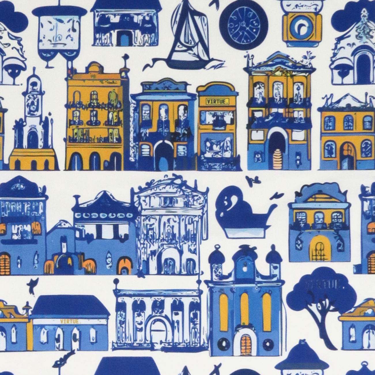 Lisbon City Tea Towel