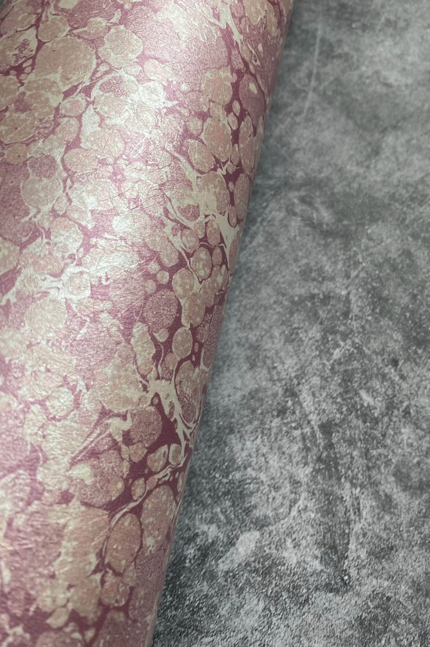 Marbled Wallpaper - 'Ditzy' Col: Eglantine- Mica Coated Non-Woven