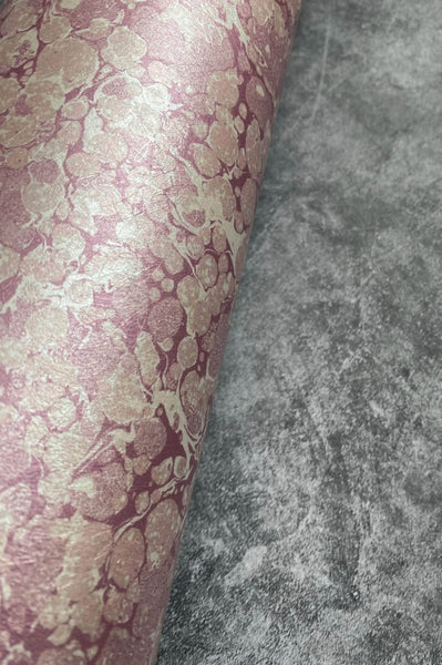 Marbled Wallpaper - 'Ditzy' Col: Eglantine- Mica Coated Non-Woven