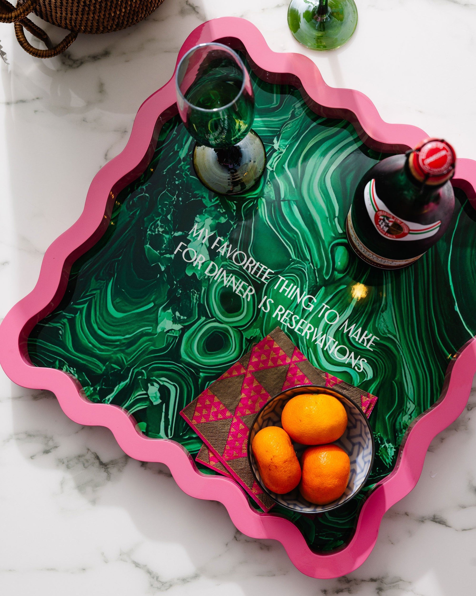 Reservations Large Lacquer Tray