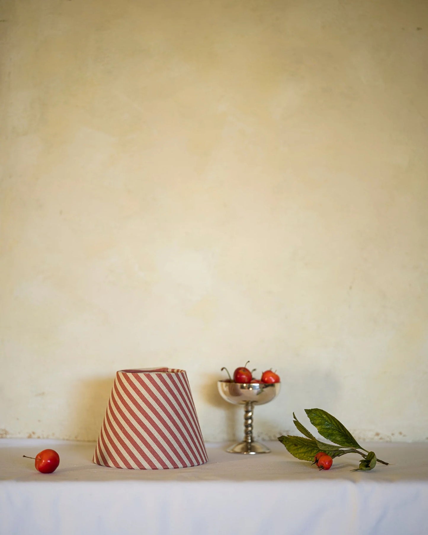 The Linen Card Lampshade In Crabapple