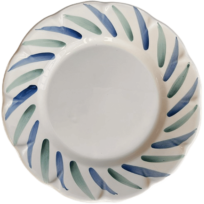 Berlingot Plate, Blue - 25cm